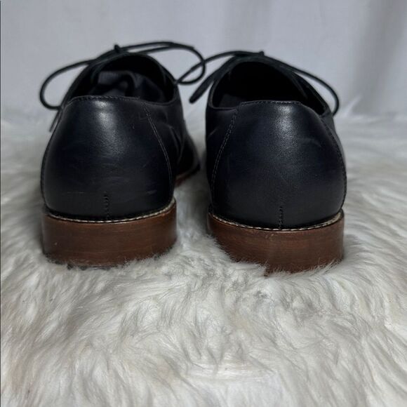 Nisolo Men\'s Classic Everyday Black Leather Oxfords‎ Sz 9.5